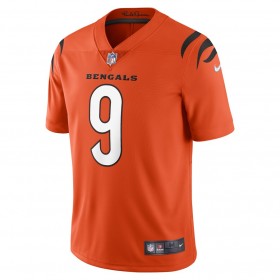 Miesten Cincinnati Bengals NFL Pelipaita Joe Burrow 9 Nike Oranssi 2021 NFL Draft
